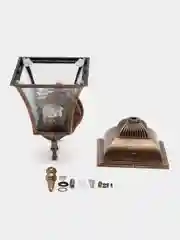 Светильник садово-парковый, 60W 230V E27 черное золото, PL611
