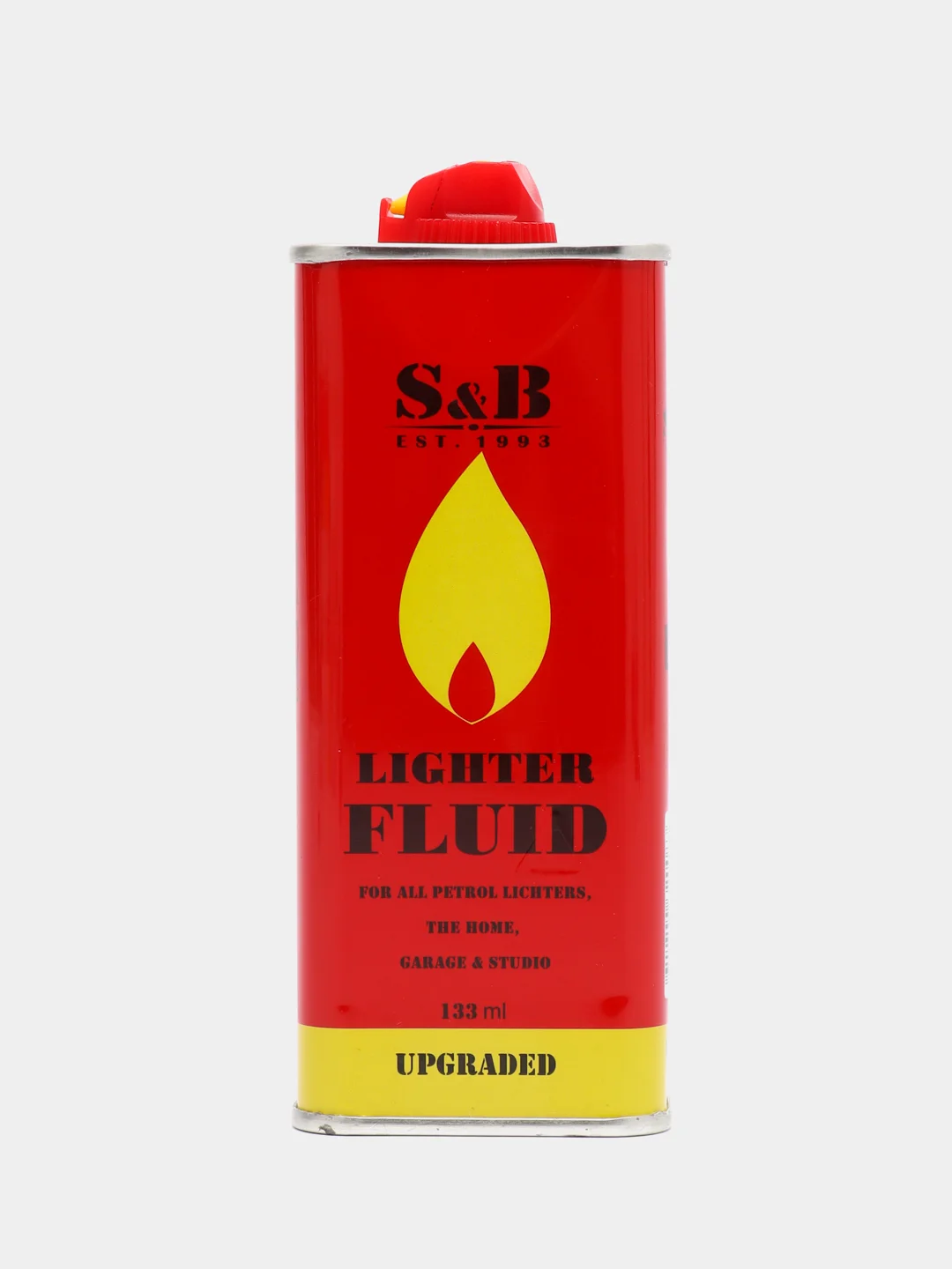 Красный бензин для зажигалок ZIPPO / Зипо, 133 мл, S&B Растворитель, пятновыводитель