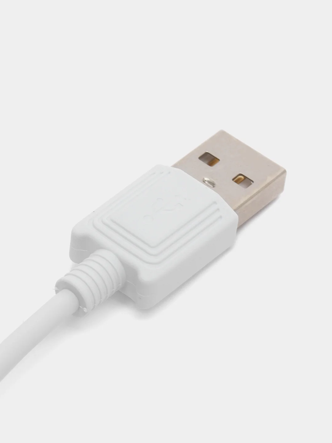 Белый кабель для зарядки Micro-USB hoco X73, прочный USB кабель 1 м, 2.4A