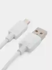 Белый кабель для зарядки Micro-USB hoco X73, прочный USB кабель 1 м, 2.4A