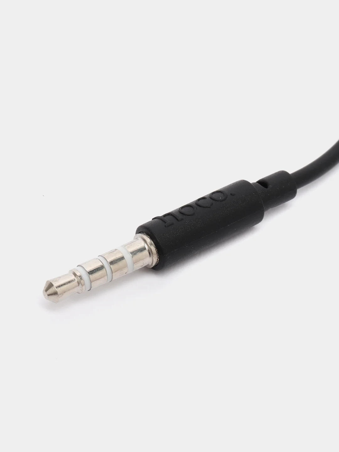 Черный наушники вакуумные проводные Hoco M14, 3.5 Mini Jack, с микрофоном и пультом управления