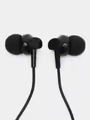 Черный наушники вакуумные проводные Hoco M14, 3.5 Mini Jack, с микрофоном и пультом управления