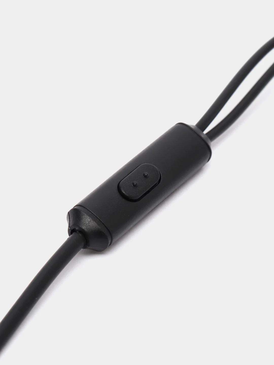 Черный наушники вакуумные проводные Hoco M14, 3.5 Mini Jack, с микрофоном и пультом управления