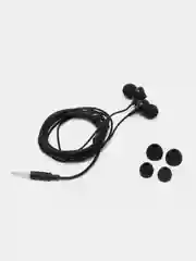 Черный наушники вакуумные проводные Hoco M14, 3.5 Mini Jack, с микрофоном и пультом управления