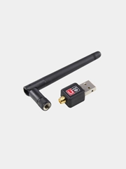 Беспроводной сетевой Wi-Fi адаптер, с антенной, USB 2.4G