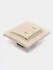 Переключатель электрический 2-клавишный, серия Эрна, PSW10-9008-02