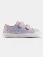 Фиолетовый кеды Pablosky для девочки, на липучке