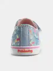Белый кеды Pablosky для девочки, на липучке
