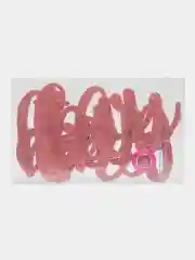 Розовый растяжка со словами "Happy birthday" с блестящим глиттером для дня рождения