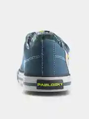 Голубой кеды Pablosky для мальчика, из текстиля