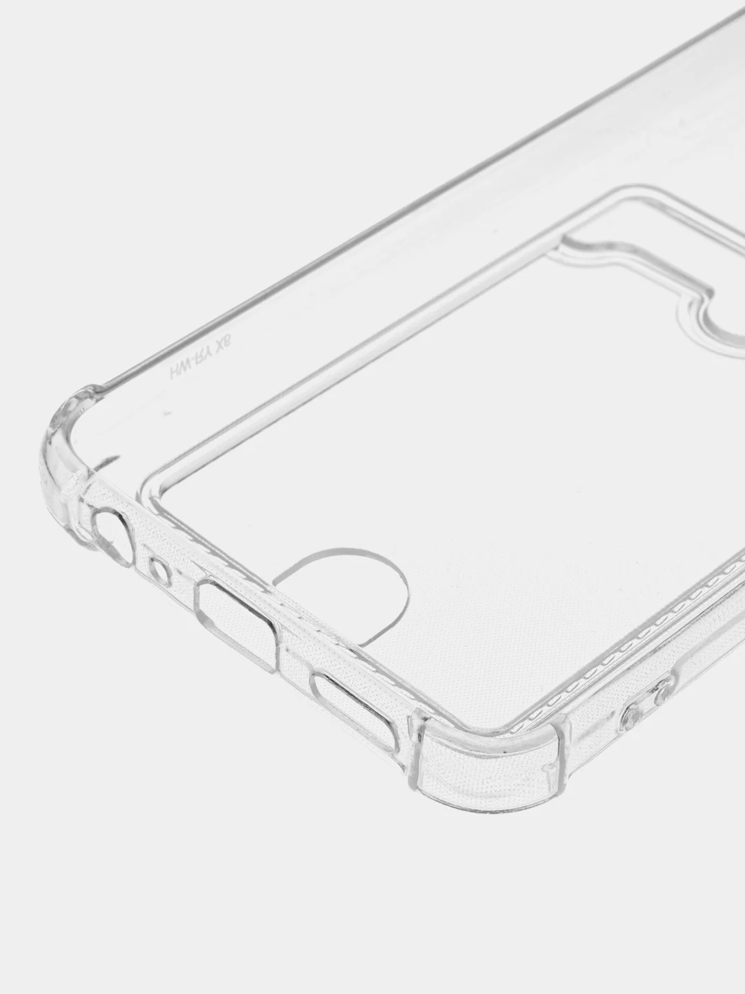 Прозрачный чехол для Honor X6, Honor X8 5G / Хонор Х6, Х8 5Г, прозрачный, с карманом для карты