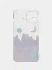 Синий чехол iPhone 11 12 13 Mini Pro Max 7 / 8 Plus / XR силиконовый прозрачный айфон про макс