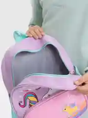 Розовый рюкзак с единорогом для девочек