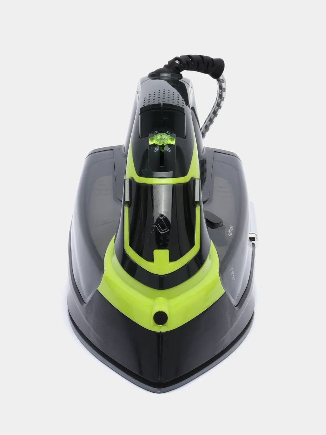 Черный утюг minMAX с автовыключением и системой пара, длина вилки 1.3 м