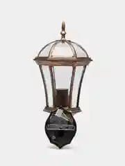 Светильник садово-парковый, 60W 230V E27 225*205*540мм черное золото PL621