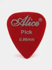 Красный медиатор для гитары Alice APF, матовые, нейлоновые, 3 штуки, 0,58 - 1,5 мм