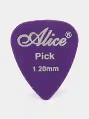 Фиолетовый медиатор для гитары Alice APF, матовые, нейлоновые, 3 штуки, 0,58 - 1,5 мм