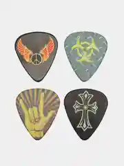 Медиатор для гитары DAndrea RPHMH Heavy Metal, 4 штуки, 0.96 мм, 0.73 мм