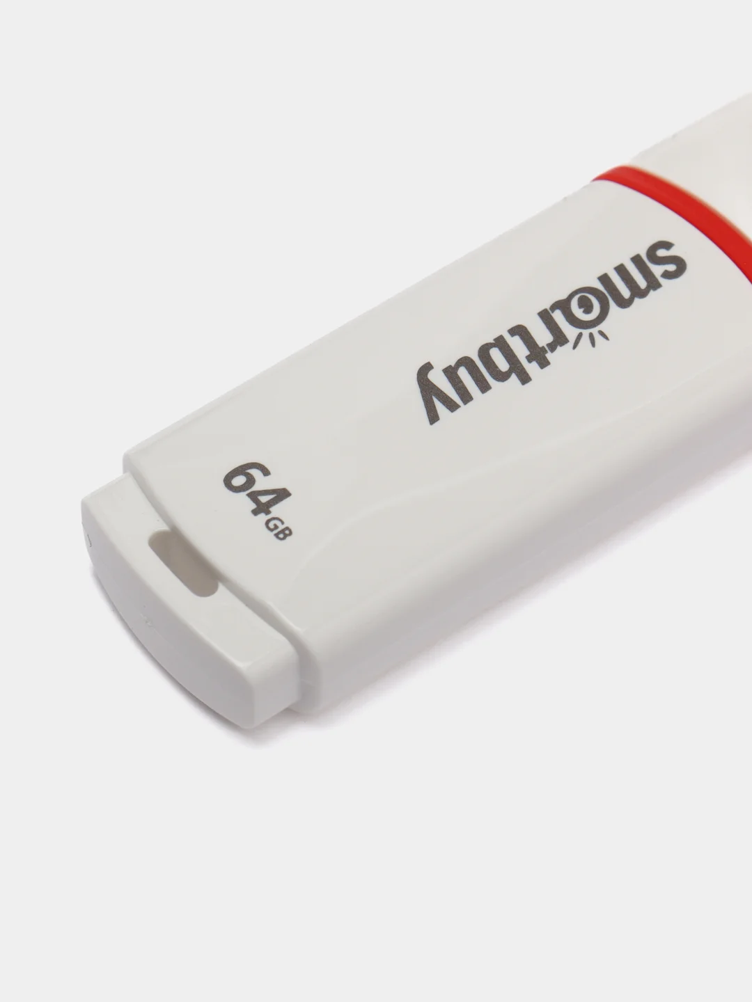Флешка накопитель для компьютера 64 Gb, Smartbuy Crown, Usb 2.0, белый, 512779