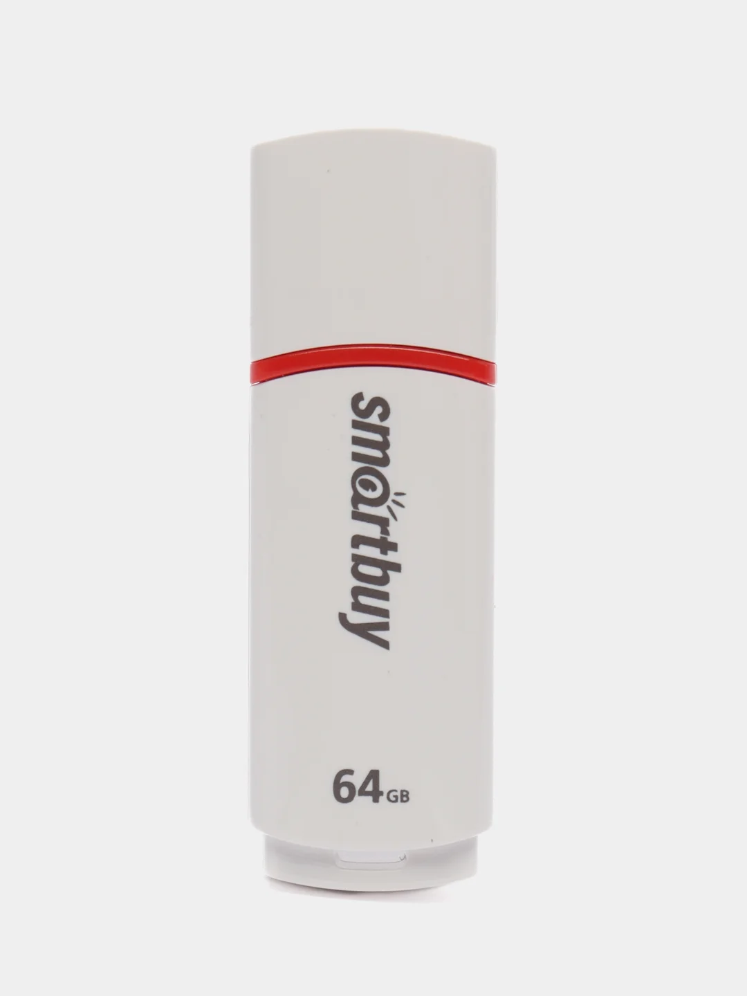 Флешка накопитель для компьютера 64 Gb, Smartbuy Crown, Usb 2.0, белый, 512779
