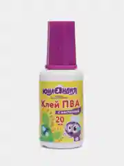 Сиреневый клей ПВА с кисточкой, 20 гр, морозоустойчивый