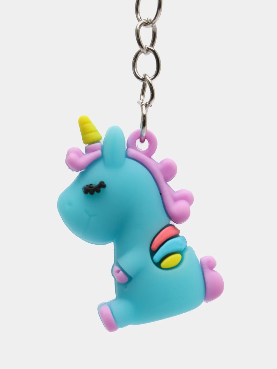 Тёмно-розовый брелок "Кот" Doraemon, "Панда", "Микки", единорог Unicorn