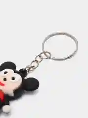 Черный брелок "Кот" Doraemon, "Панда", "Микки", единорог Unicorn