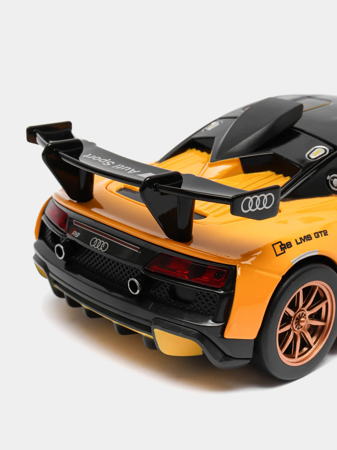 Желтый металлическая машинка AUDI RS GT2 H2152