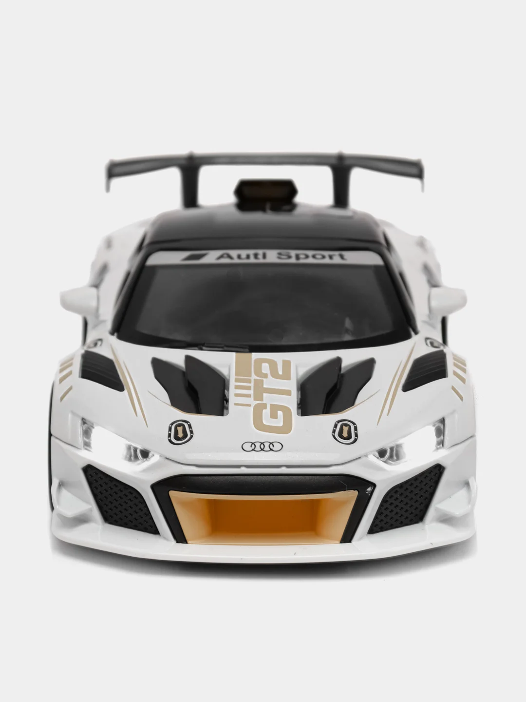 Белый металлическая машинка AUDI RS GT2 H2152