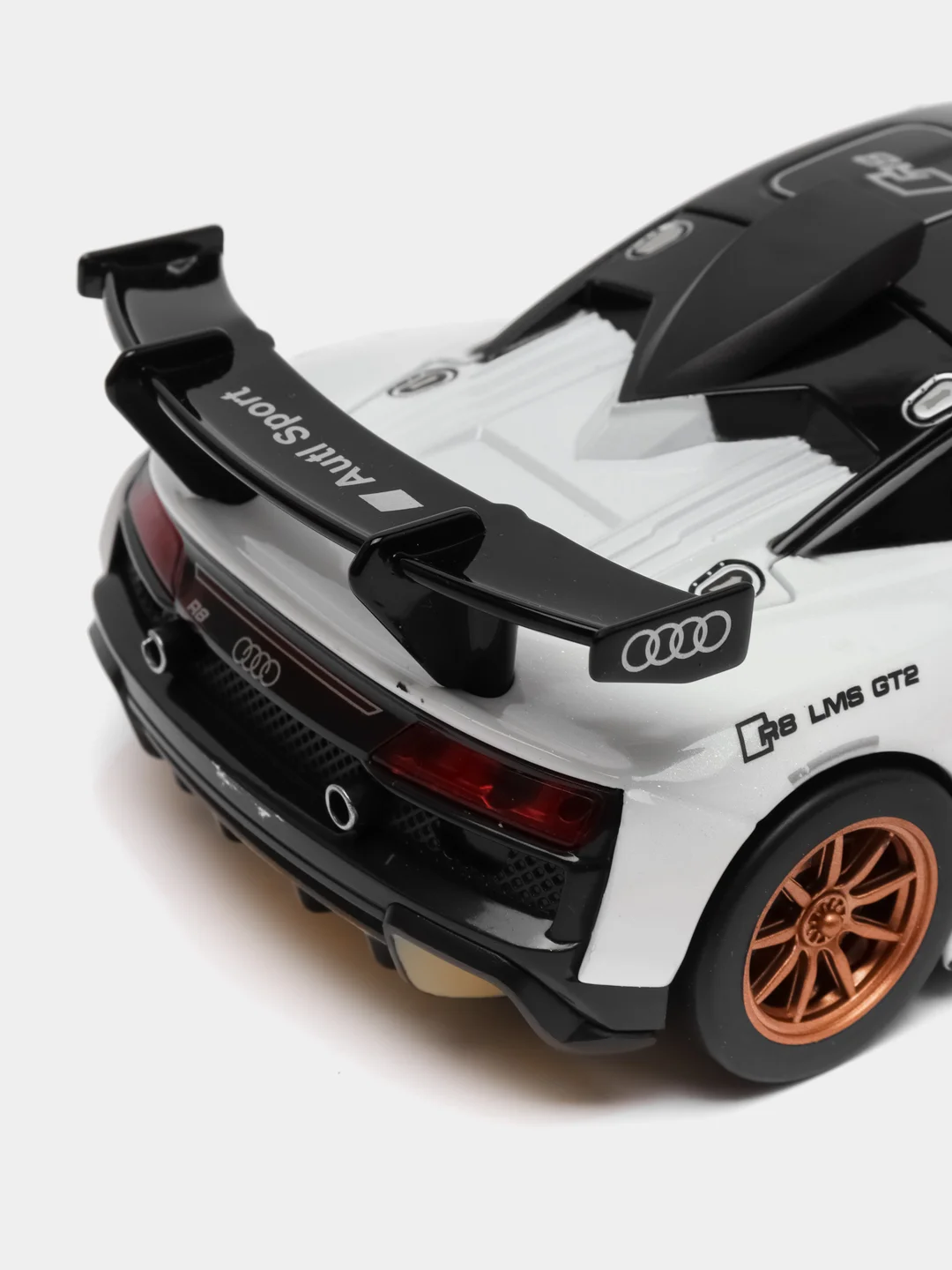 Белый металлическая машинка AUDI RS GT2 H2152