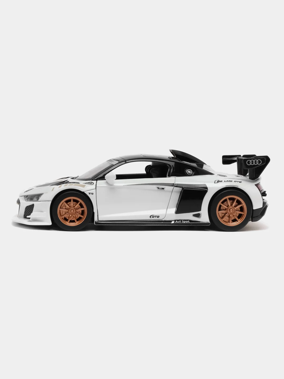 Белый металлическая машинка AUDI RS GT2 H2152