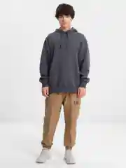 Серый худи оверсайз теплое, удлиненное, с капюшоном, hoodie