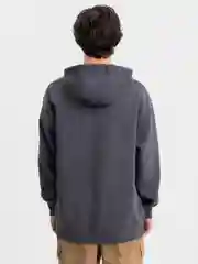 Серый худи оверсайз теплое, удлиненное, с капюшоном, hoodie