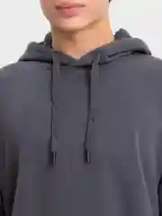 Серый худи оверсайз теплое, удлиненное, с капюшоном, hoodie
