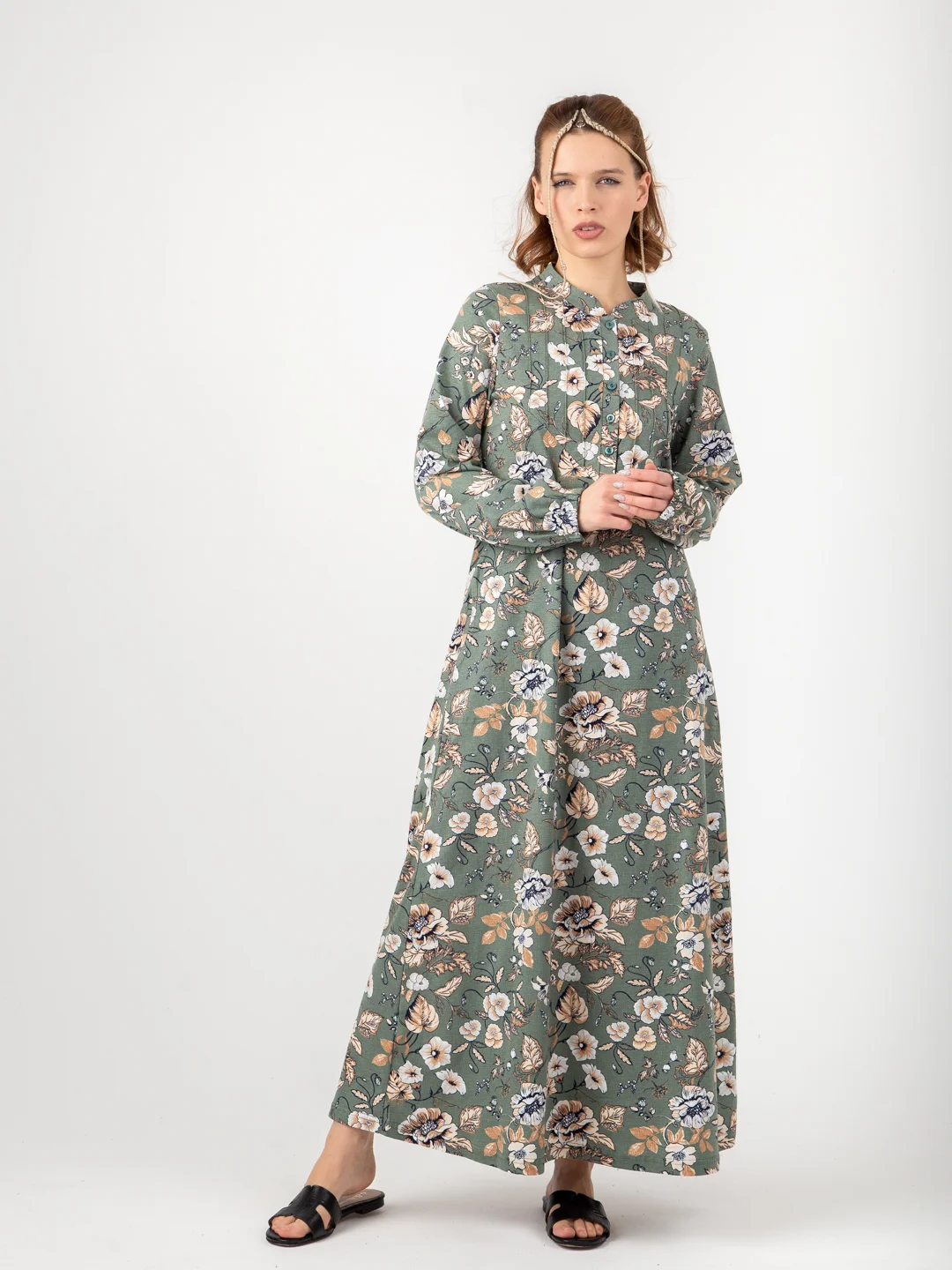 Платье мусульманское, длинное, размеры с 48 по 60, Lilians