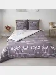 Бежевый меланж комплект постельного белья Cotton Nights "Music of the Night", хлопок