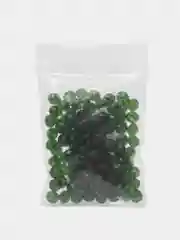 Зеленый бусины стеклянные граненные рондели