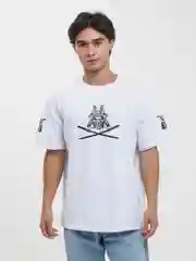 Белый футболка оверсайз, с принтом, унисекс, Токийские мстители, Samurai