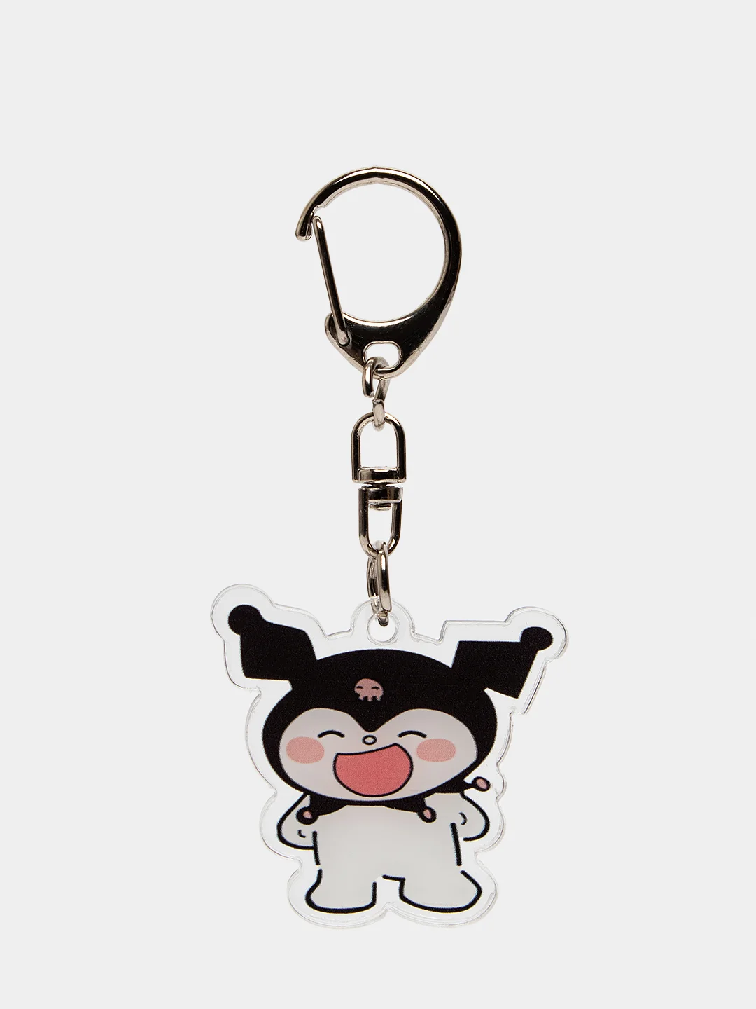 Угольный брелок для ключей акриловый Куроми, My Melody, Hello Kitty, двусторонний, аниме брелок