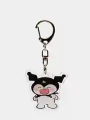Угольный брелок для ключей акриловый Куроми, My Melody, Hello Kitty, двусторонний, аниме брелок