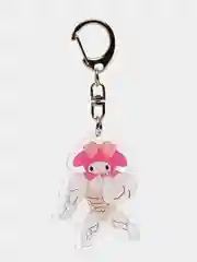 Тёмно-зелёный брелок для ключей акриловый Куроми, My Melody, Hello Kitty, двусторонний, аниме брелок