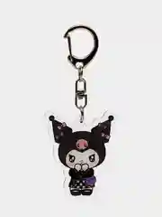 Тёмно-бирюзовый брелок для ключей акриловый Куроми, My Melody, Hello Kitty, двусторонний, аниме брелок