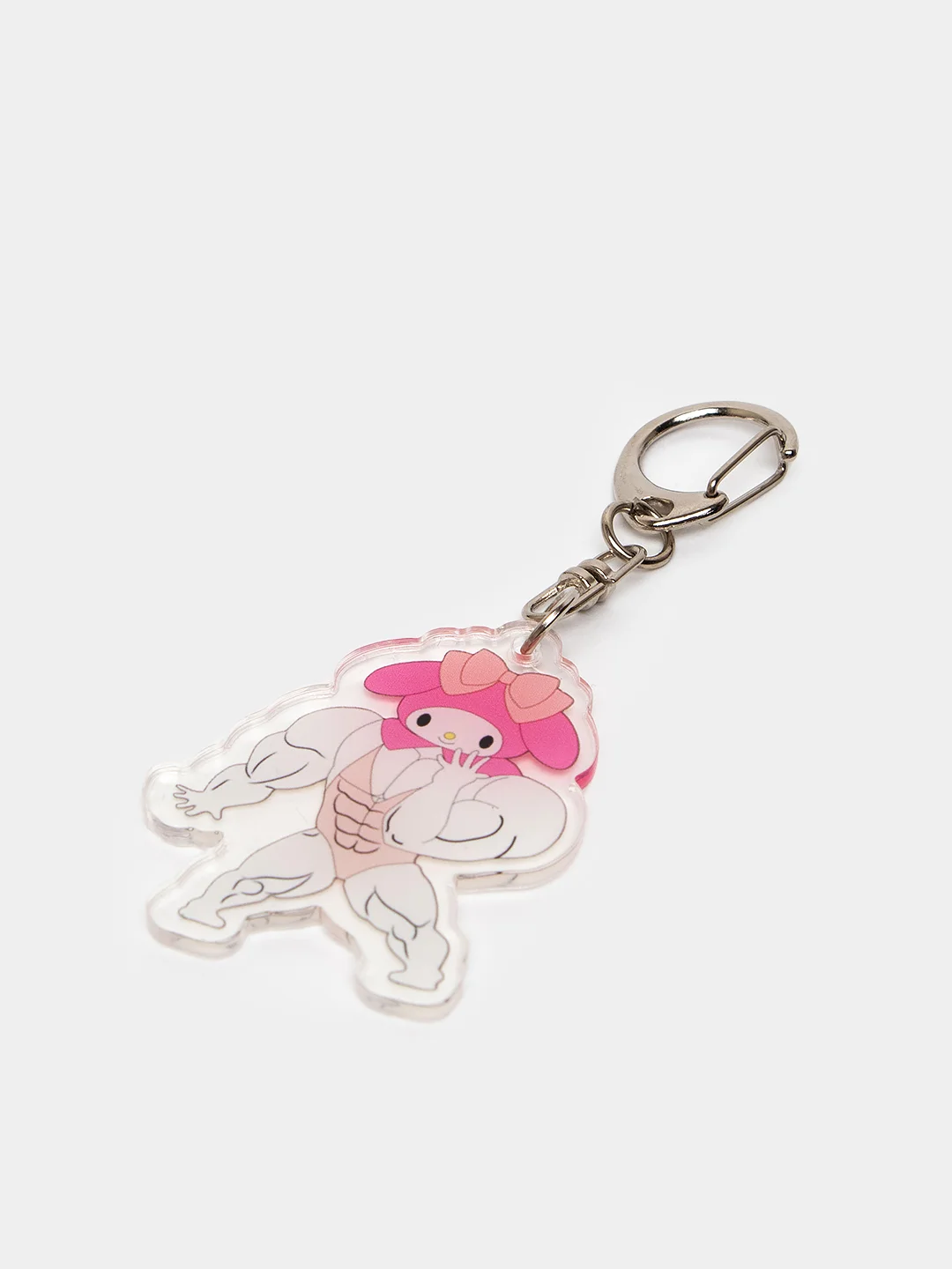Тёмно-зелёный брелок для ключей акриловый Куроми, My Melody, Hello Kitty, двусторонний, аниме брелок