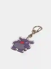 Фиолетовый брелок для ключей акриловый Куроми, My Melody, Hello Kitty, двусторонний, аниме брелок