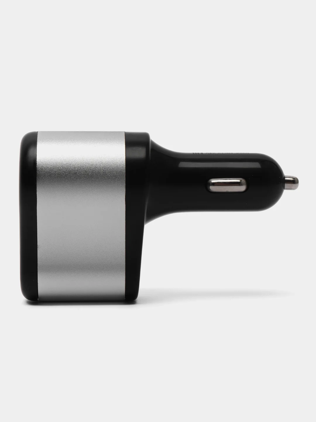 Серебряный устройство зарядное автомобильное, 1 выход, 2xUSB, 2А, 12/24В