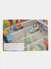 Грузовики и самосвалы. Многоразовые наклейки