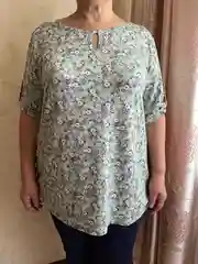 Зеленый комплект женский домашний, костюм из вискозы с бриджами, большие размеры
