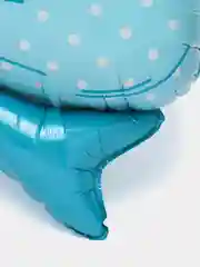 Лазурный воздушный шар на выписку фольгированный