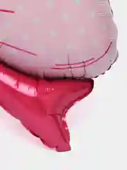 Фуксия воздушный шар на выписку фольгированный