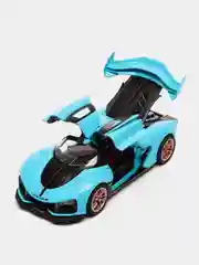 Синий машина металлическая McLaren 1:24 с дымом W96022